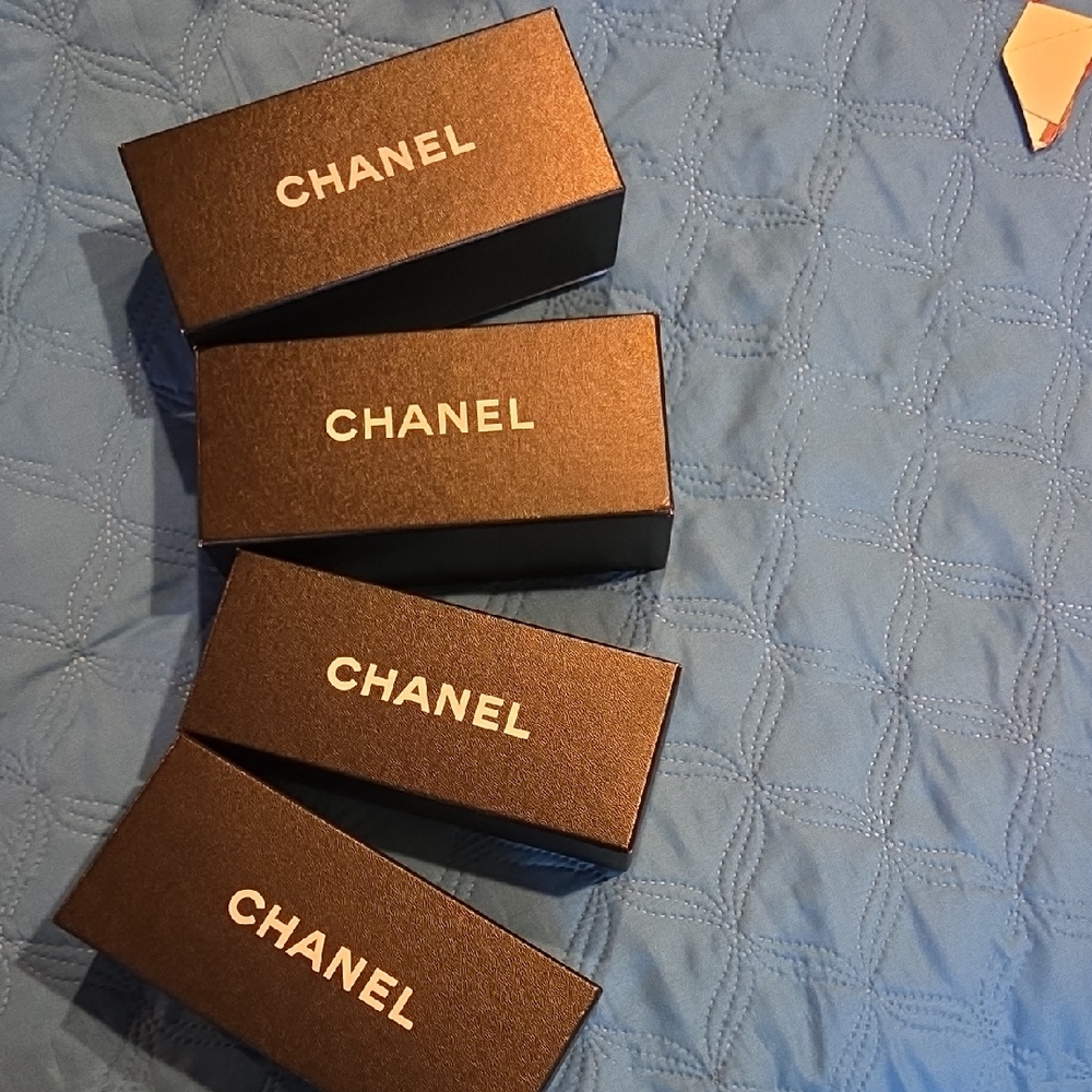 CHANEL Black Eyewear Empty Boxes